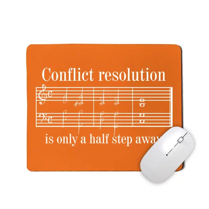 Conflict Resolution Is Only A Half Step Away Mousepad