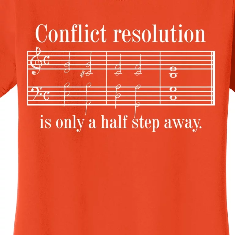 Conflict Resolution Is Only A Half Step Away Women's T-Shirt