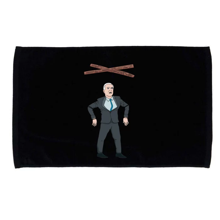 Confused Anti Joe Biden Puppet Funny Microfiber Hand Towel