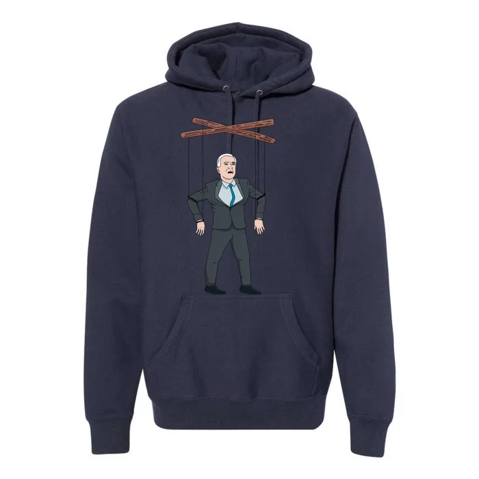 Confused Anti Joe Biden Puppet Funny Premium Hoodie