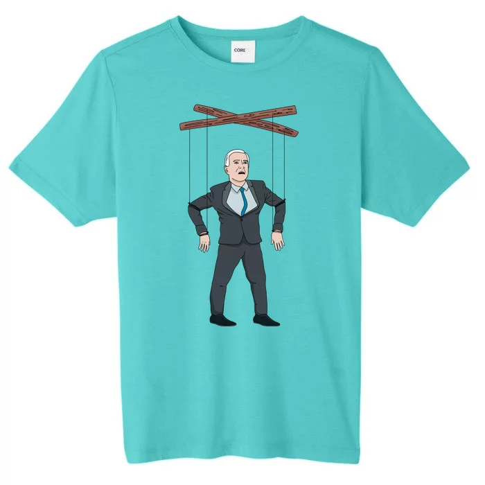 Confused Anti Joe Biden Puppet Funny ChromaSoft Performance T-Shirt