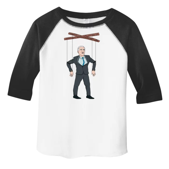 Confused Anti Joe Biden Puppet Funny Toddler Fine Jersey T-Shirt