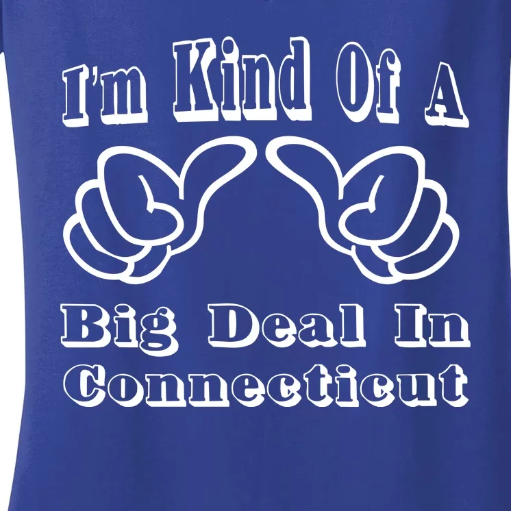 Connecticut Big Deal Women's V-Neck T-Shirt