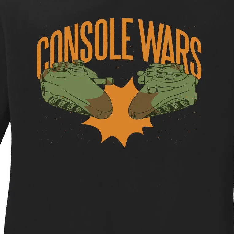 Console War Ladies Long Sleeve Shirt