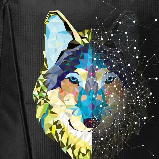 Constellation Pixel Wolf City Backpack