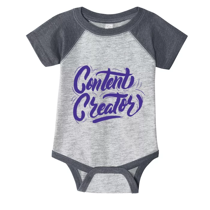 Content Creator Infant Baby Jersey Bodysuit