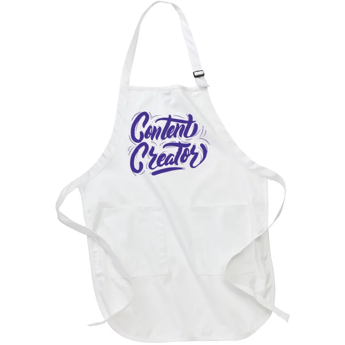 Content Creator Full-Length Apron With Pocket