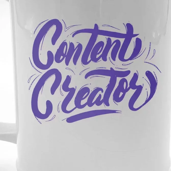 Content Creator Front & Back Beer Stein