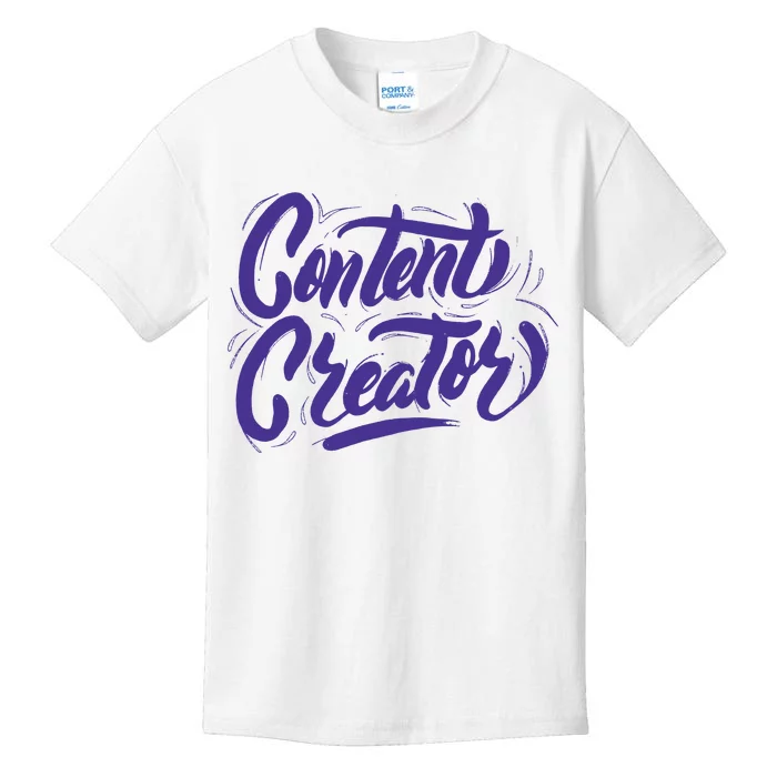 Content Creator Kids T-Shirt