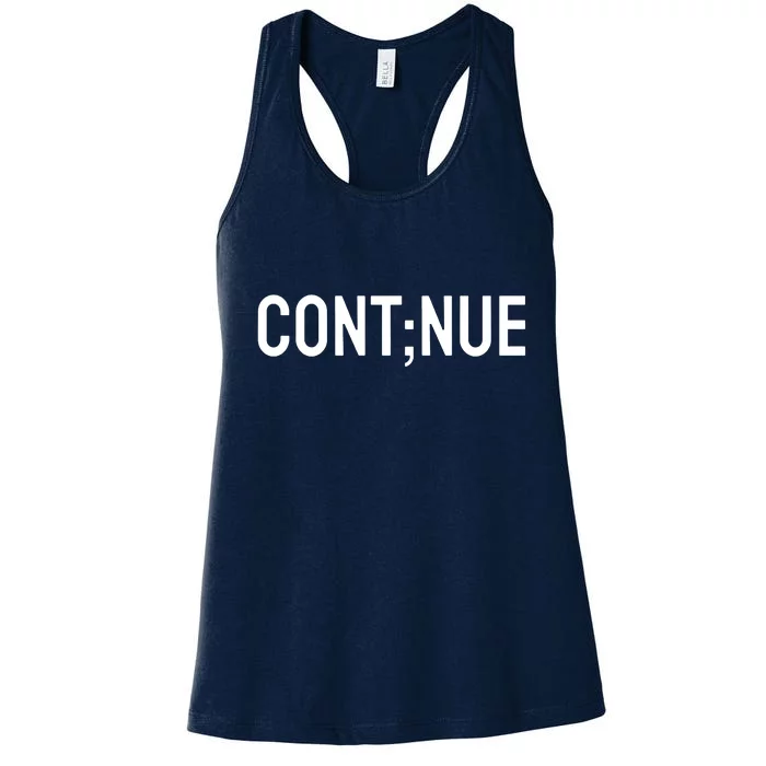 Continue Suicide Prevention Women's Racerback Tank