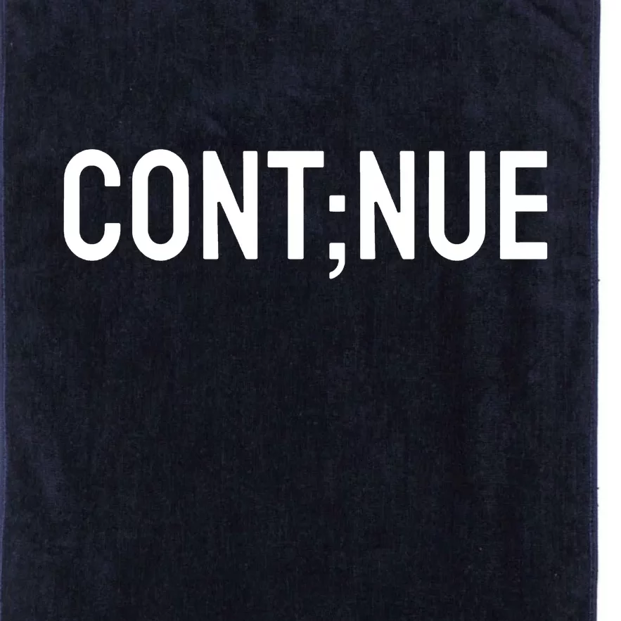 Continue Suicide Prevention Platinum Collection Golf Towel