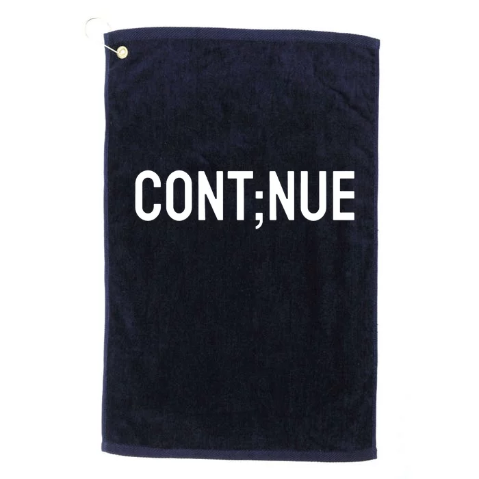 Continue Suicide Prevention Platinum Collection Golf Towel