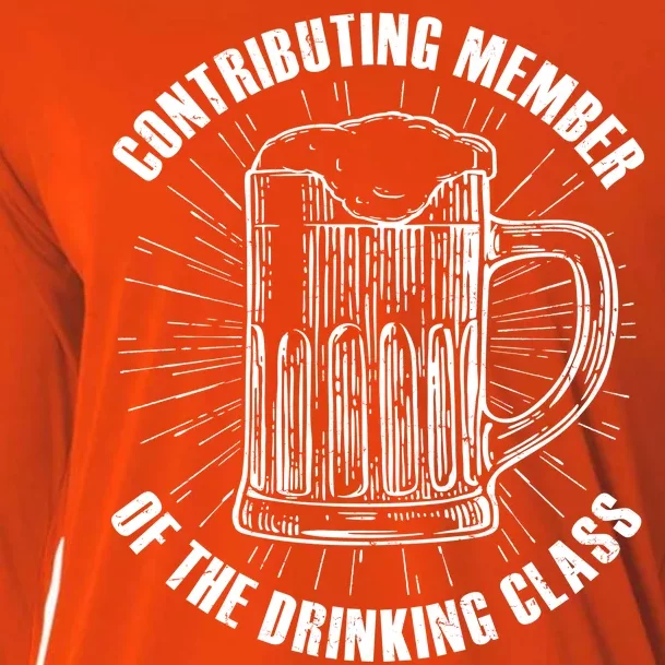 Contributing Member Of The Drinking Class Cooling Performance Long Sleeve Crew