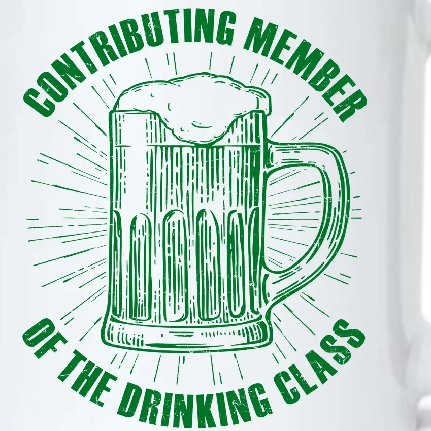 Contributing Member Of The Drinking Class Black Color Changing Mug