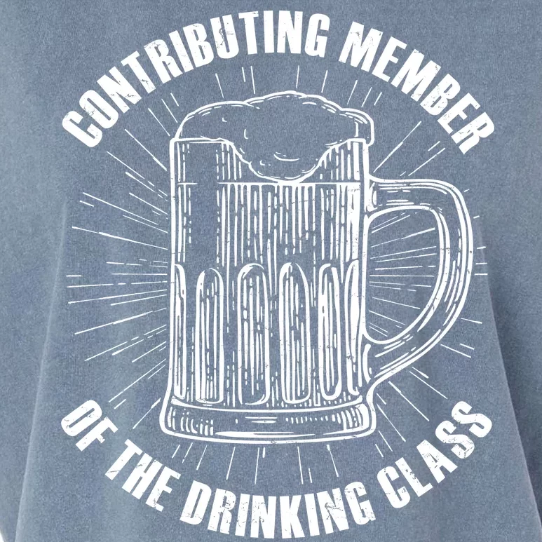 Contributing Member Of The Drinking Class Garment-Dyed Women's Muscle Tee