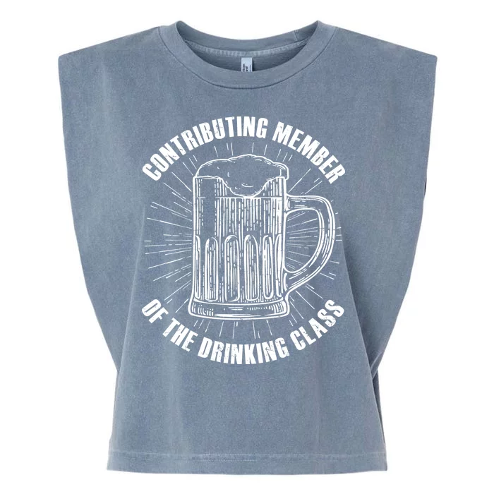 Contributing Member Of The Drinking Class Garment-Dyed Women's Muscle Tee