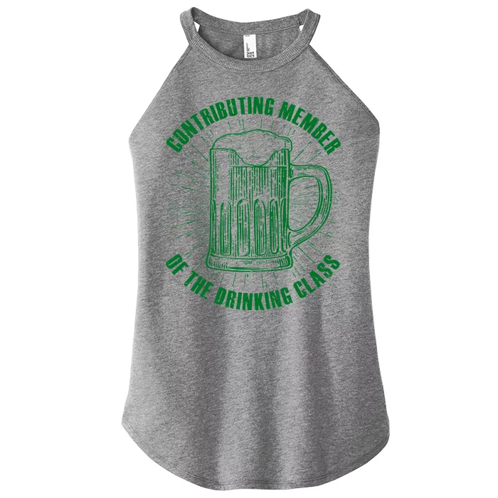 Contributing Member Of The Drinking Class Women’s Perfect Tri Rocker Tank