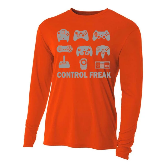 Control Freak Gamer Controllers Cooling Performance Long Sleeve Crew