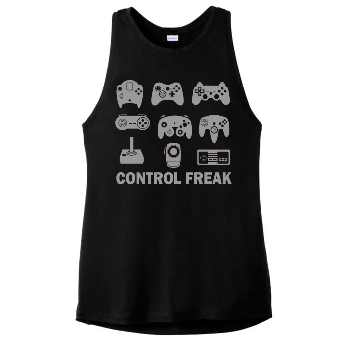 Control Freak Gamer Controllers Ladies Tri-Blend Wicking Tank