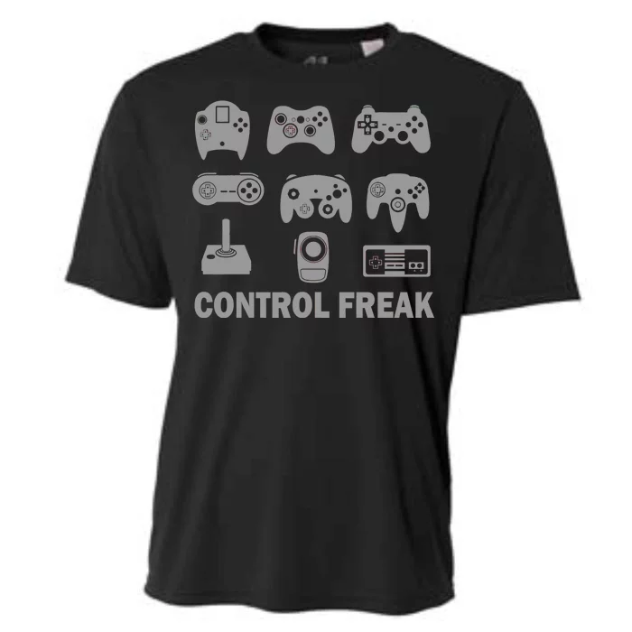 Control Freak Gamer Controllers Cooling Performance Crew T-Shirt