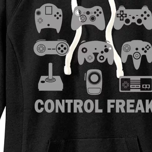 Control Freak Gamer Controllers Women's Fleece Hoodie