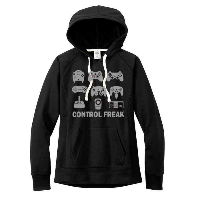 Control Freak Gamer Controllers Women's Fleece Hoodie