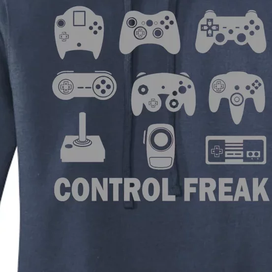 Control Freak Gamer Controllers Women's Pullover Hoodie