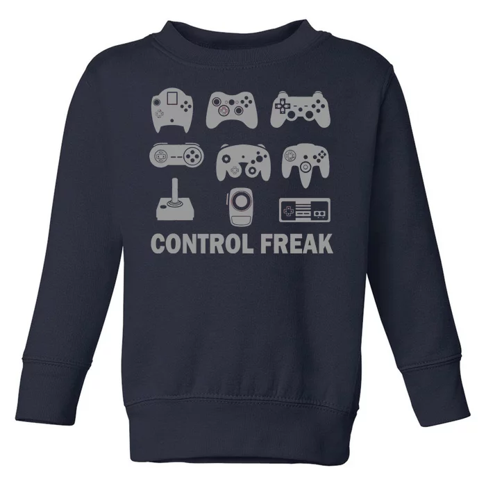 Control Freak Gamer Controllers Toddler Sweatshirt