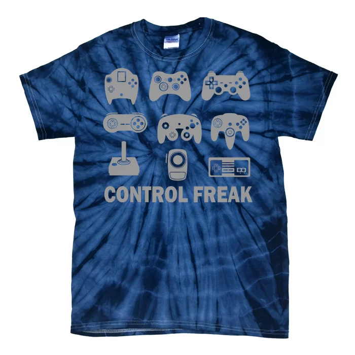 Control Freak Gamer Controllers Tie-Dye T-Shirt