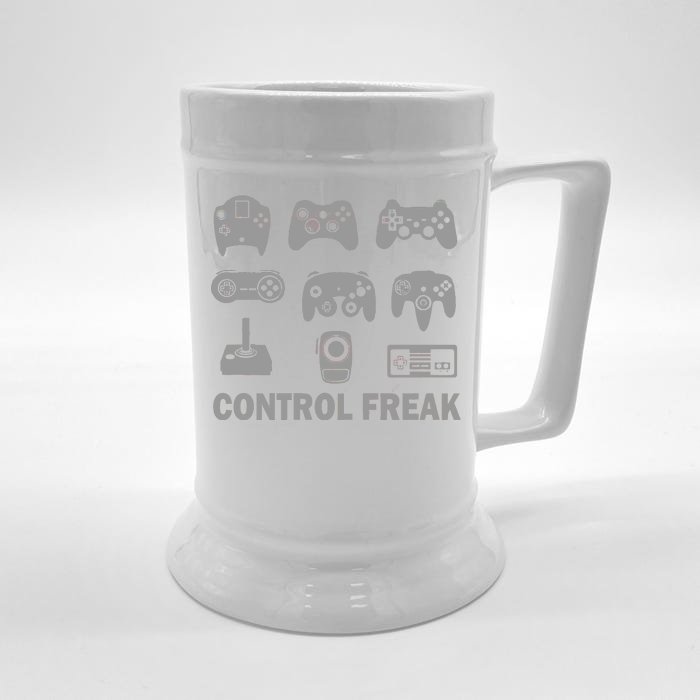 Control Freak Gamer Controllers Front & Back Beer Stein