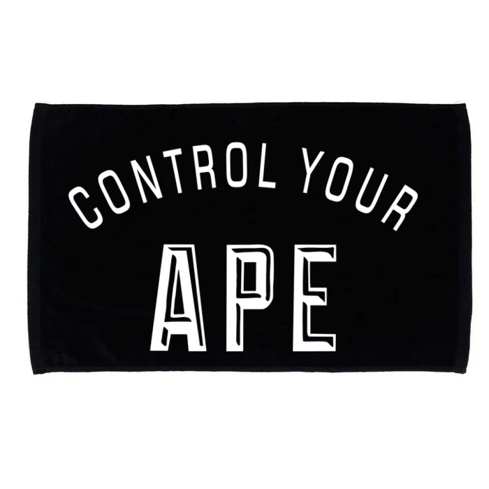 Control Your Ape Microfiber Hand Towel