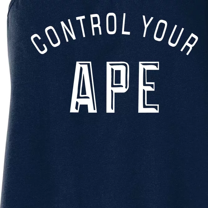 Control Your Ape Women's Racerback Tank