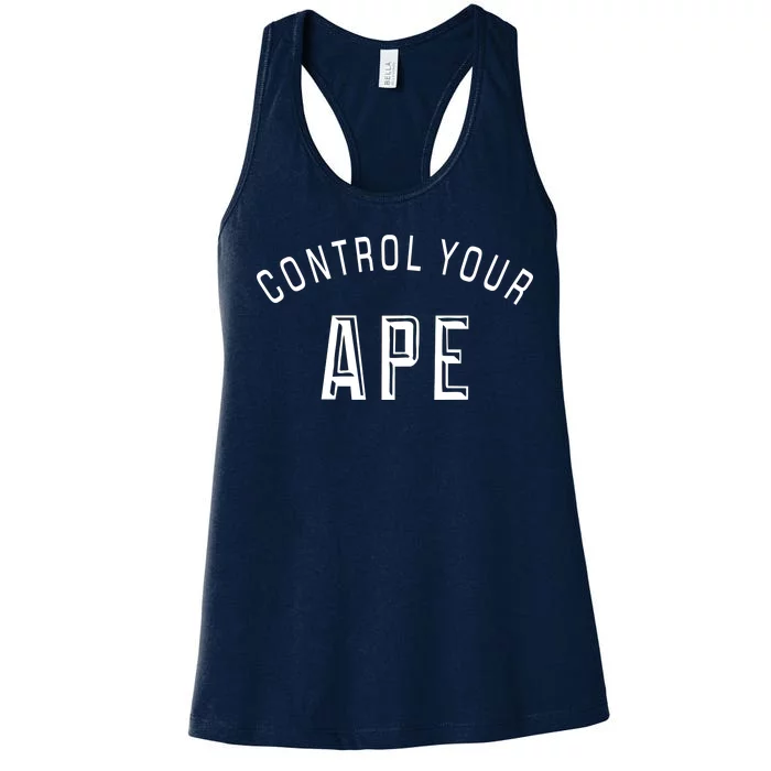 Control Your Ape Women's Racerback Tank