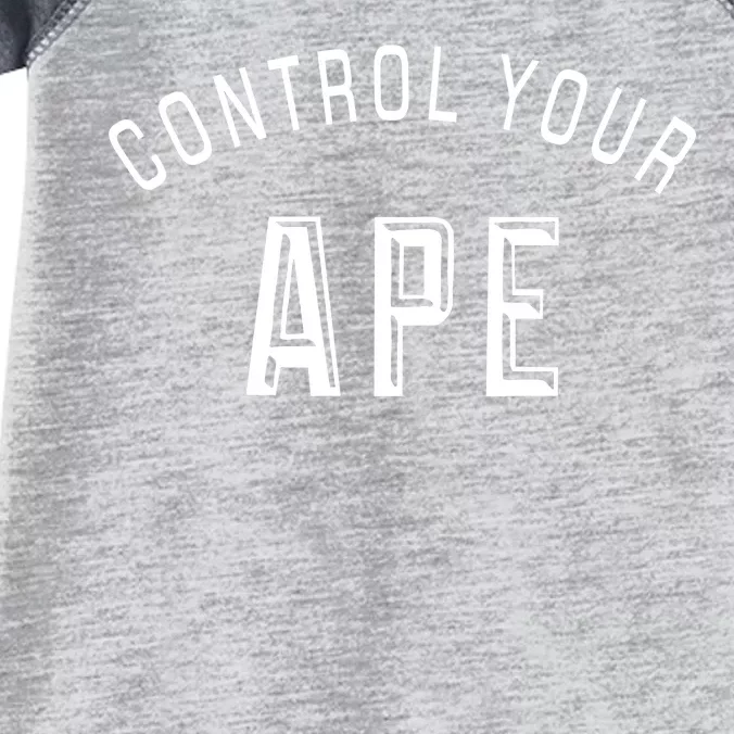 Control Your Ape Infant Baby Jersey Bodysuit