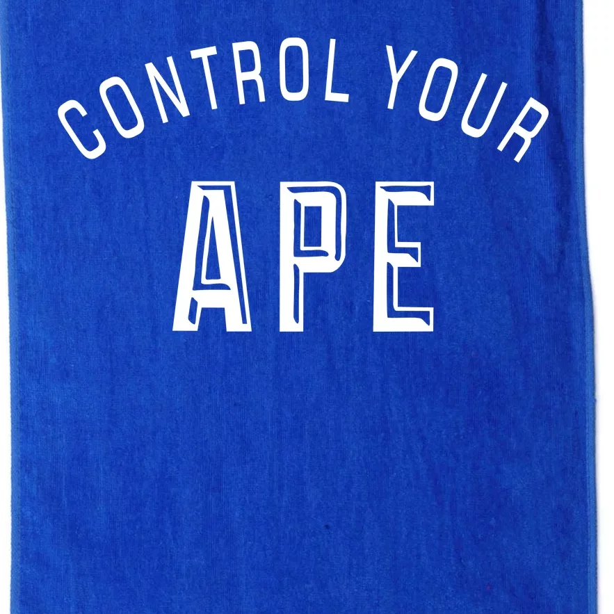 Control Your Ape Platinum Collection Golf Towel