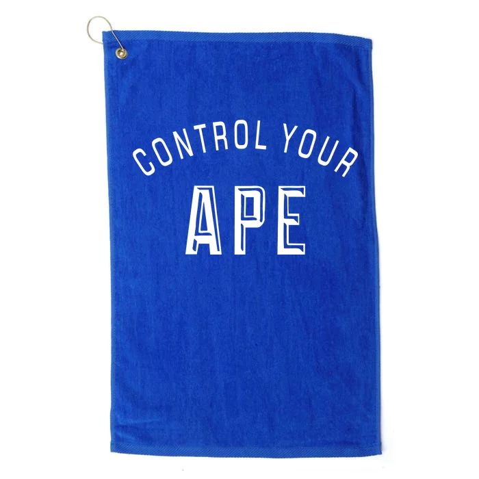 Control Your Ape Platinum Collection Golf Towel