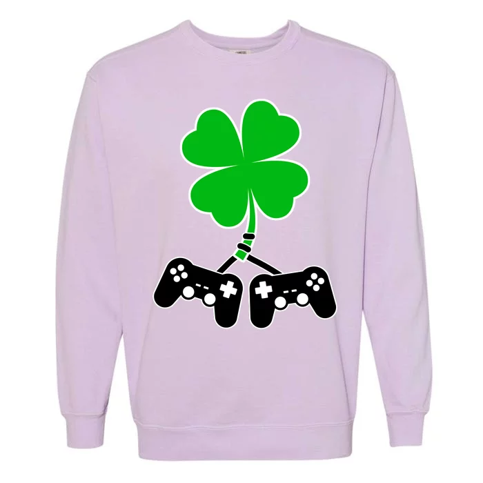 Controller Irish Cover St Patricks Day Garment-Dyed Sweatshirt