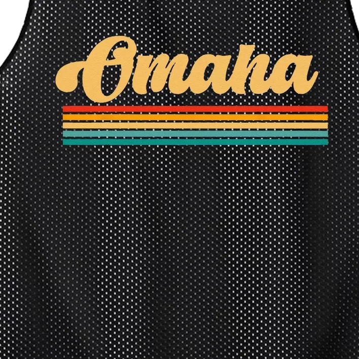 City Of Omaha Nebraska Mesh Reversible Basketball Jersey Tank