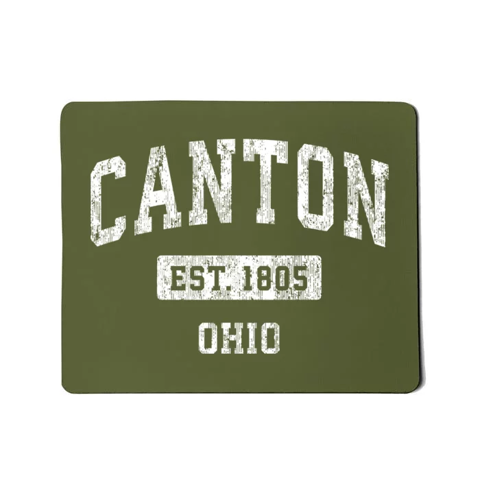 Canton Ohio Oh Vintage Sports Mousepad