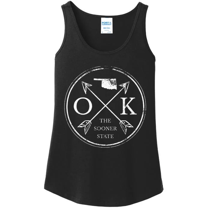 Cute Oklahoma Ok The Sooner State Ladies Essential Tank