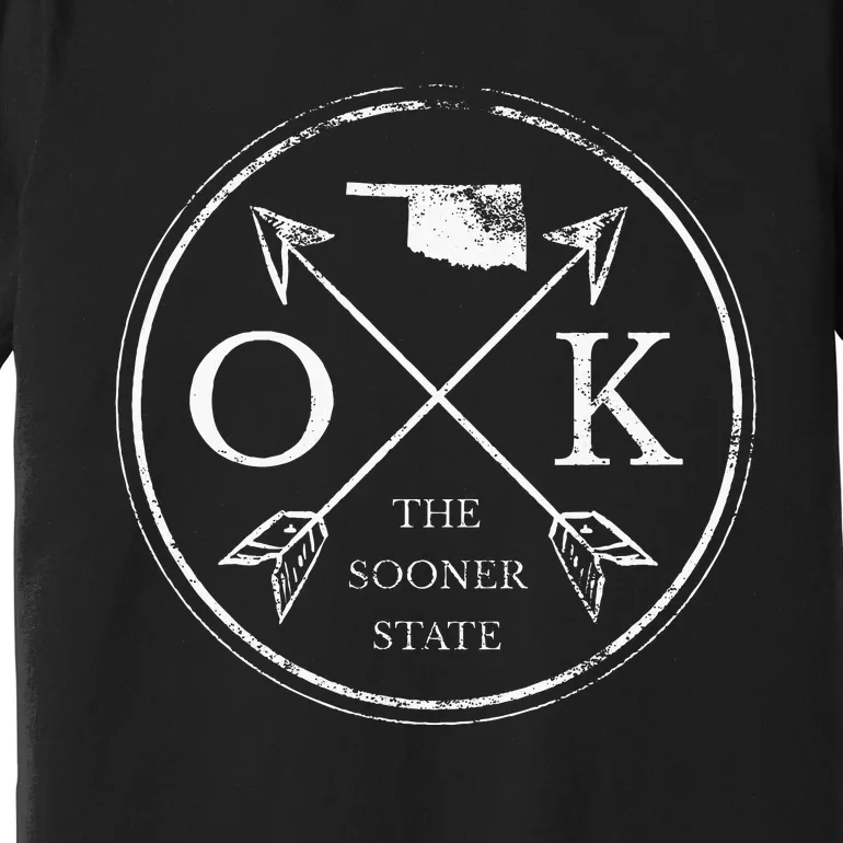 Cute Oklahoma Ok The Sooner State Premium T-Shirt