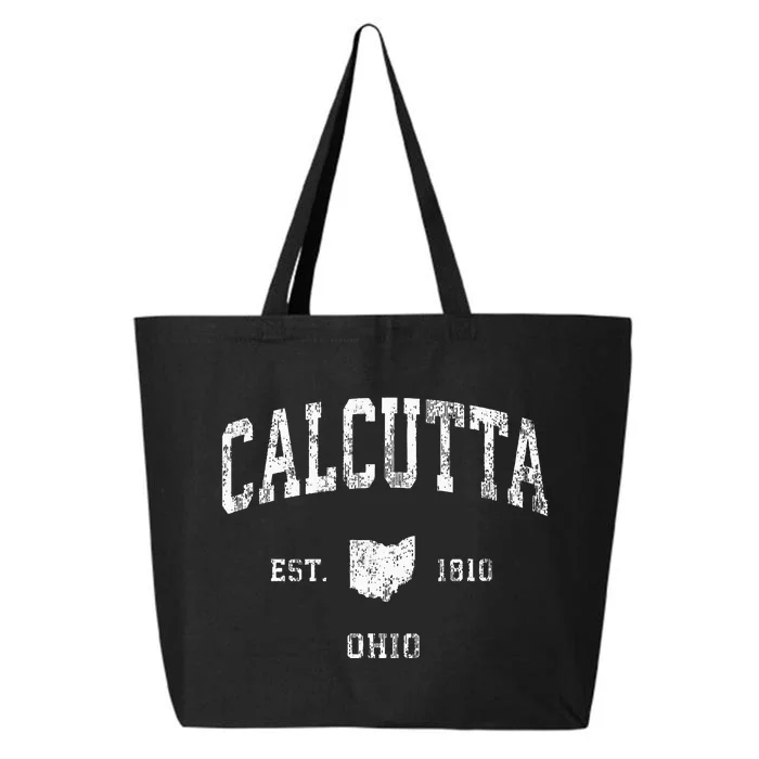 Calcutta Ohio Oh Vintage Athletic Sports Design 25L Jumbo Tote