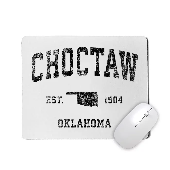 Choctaw Oklahoma Ok Vintage Sports Mousepad