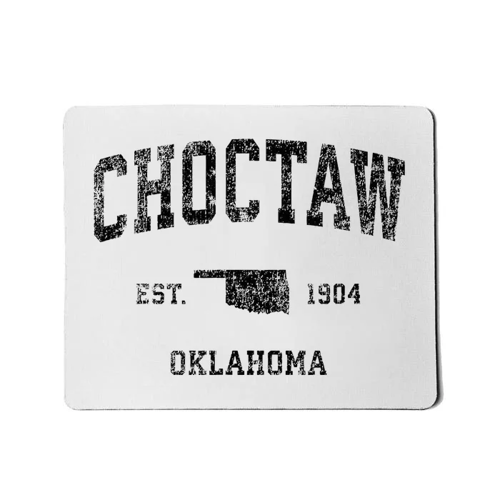 Choctaw Oklahoma Ok Vintage Sports Mousepad