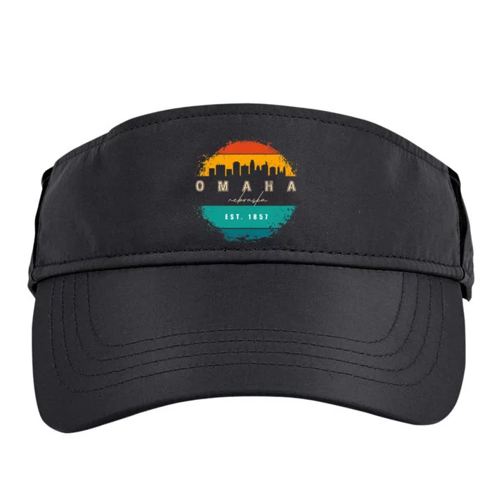 City Of Omaha Nebraska Adult Drive Performance Visor