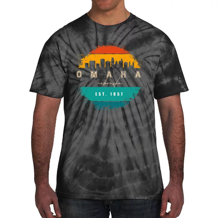 City Of Omaha Nebraska Tie-Dye T-Shirt