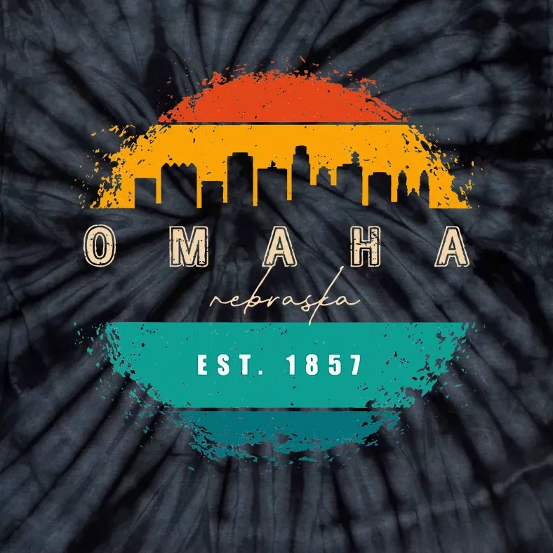 City Of Omaha Nebraska Tie-Dye T-Shirt