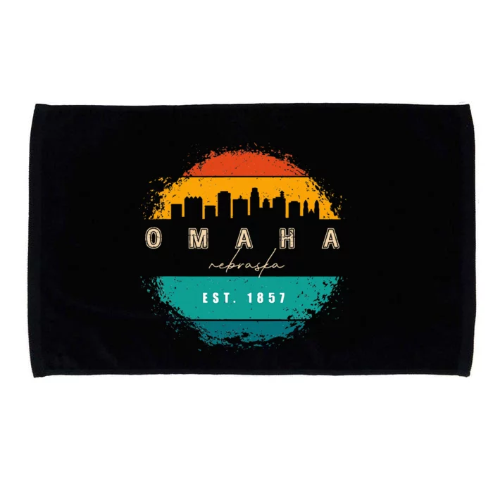 City Of Omaha Nebraska Microfiber Hand Towel