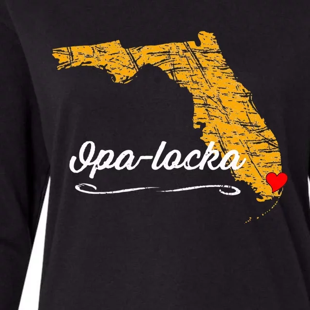 City Of Opalocka Florida Merch Souvenir Opa Locka Womens Cotton Relaxed Long Sleeve T-Shirt