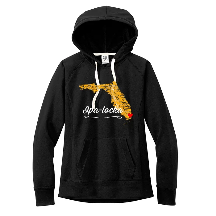 City Of Opalocka Florida Merch Souvenir Opa Locka Women's Fleece Hoodie